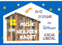 Musik zur Heiligen Nacht in der Lobetaler Kirche