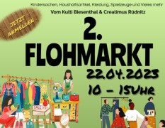 2. Flohmarkt vom Kulti Biesenthal & Creatimus Rüdnitz