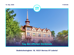 Lobetal öffnet historische Lazarus-Kapelle
