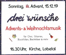 Traditionelles Weihnachtskonzert in der Lobetaler Kirche