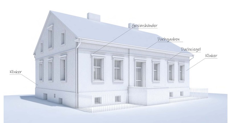 Soweit wie möglich, soll der Altbestand auf dem Grundstück erhalten bleiben. Geplant ist, das Wohnhaus im ortstypischen Stil zu sanieren und in diesem etwa vier Wohneinheiten einzurichten.