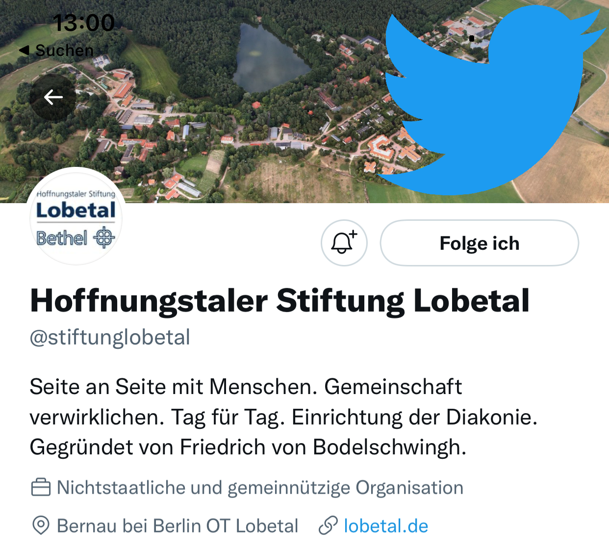 Unser Profil bei Twitter.